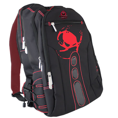 KEEP OUT BK7R Mochila 156 Gaming  Negro y Rojo